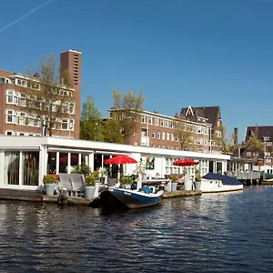  Botel Modern Houseboat In With Terrace Netherlands